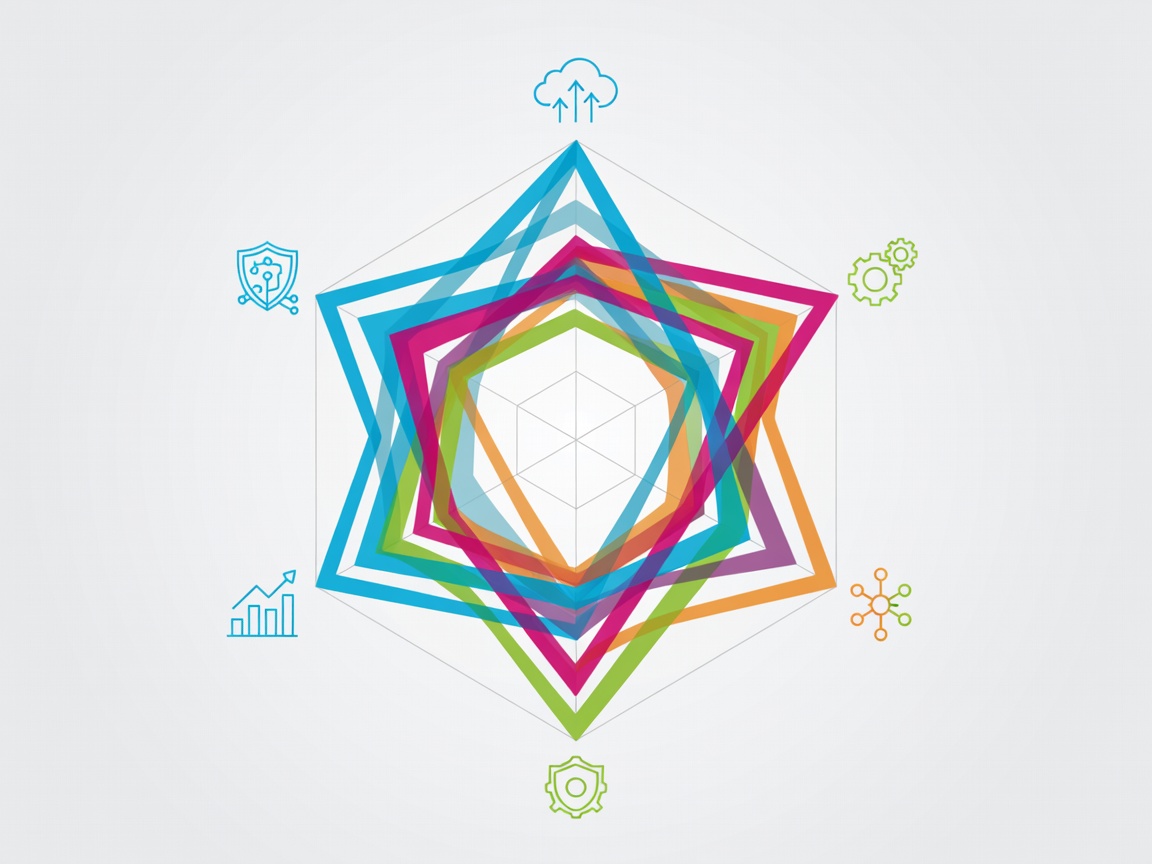 Radar chart comparing e-commerce platforms across scalability metrics